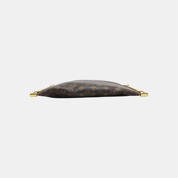 Lucky Trunk Monogram Coated Canvas Brown