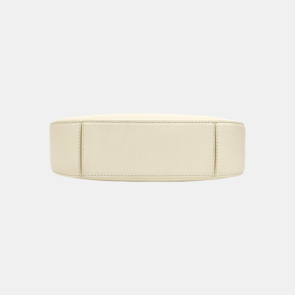 Leather Shoulder Bag White