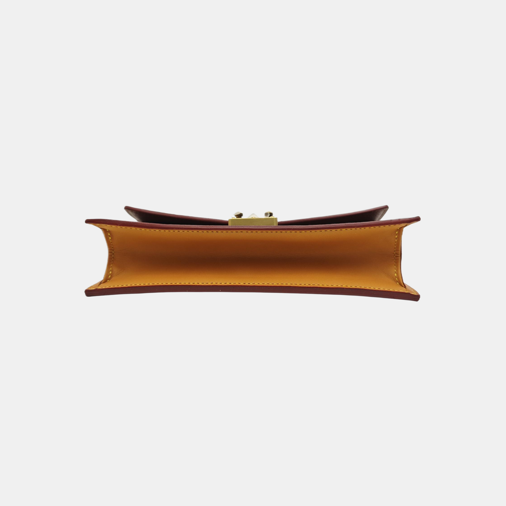 S LOCK GM Monogram Coated Canvas Brown