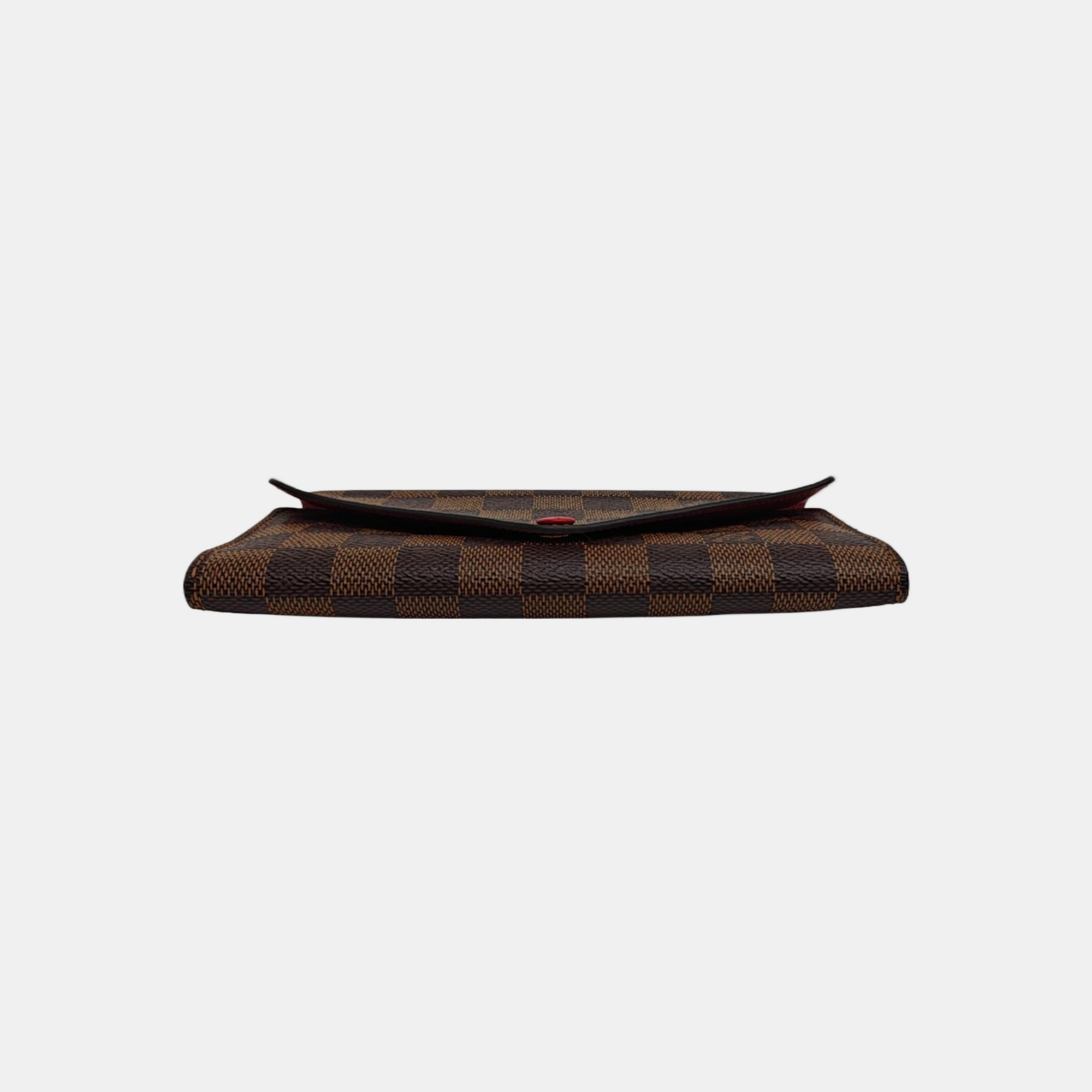 JOSÉPHINE Damier Ebene Coated Canvas Brown