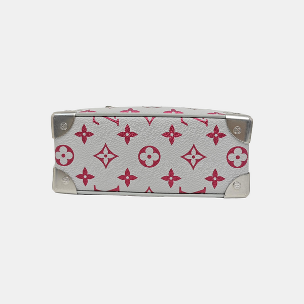 SOFT TRUNK Mini Monogram Coated Canvas White