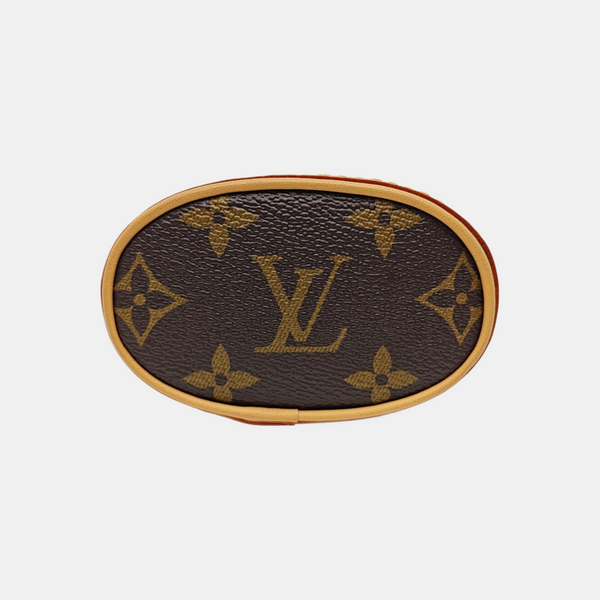 FOLD ME Monogram Coated Canvas Brown