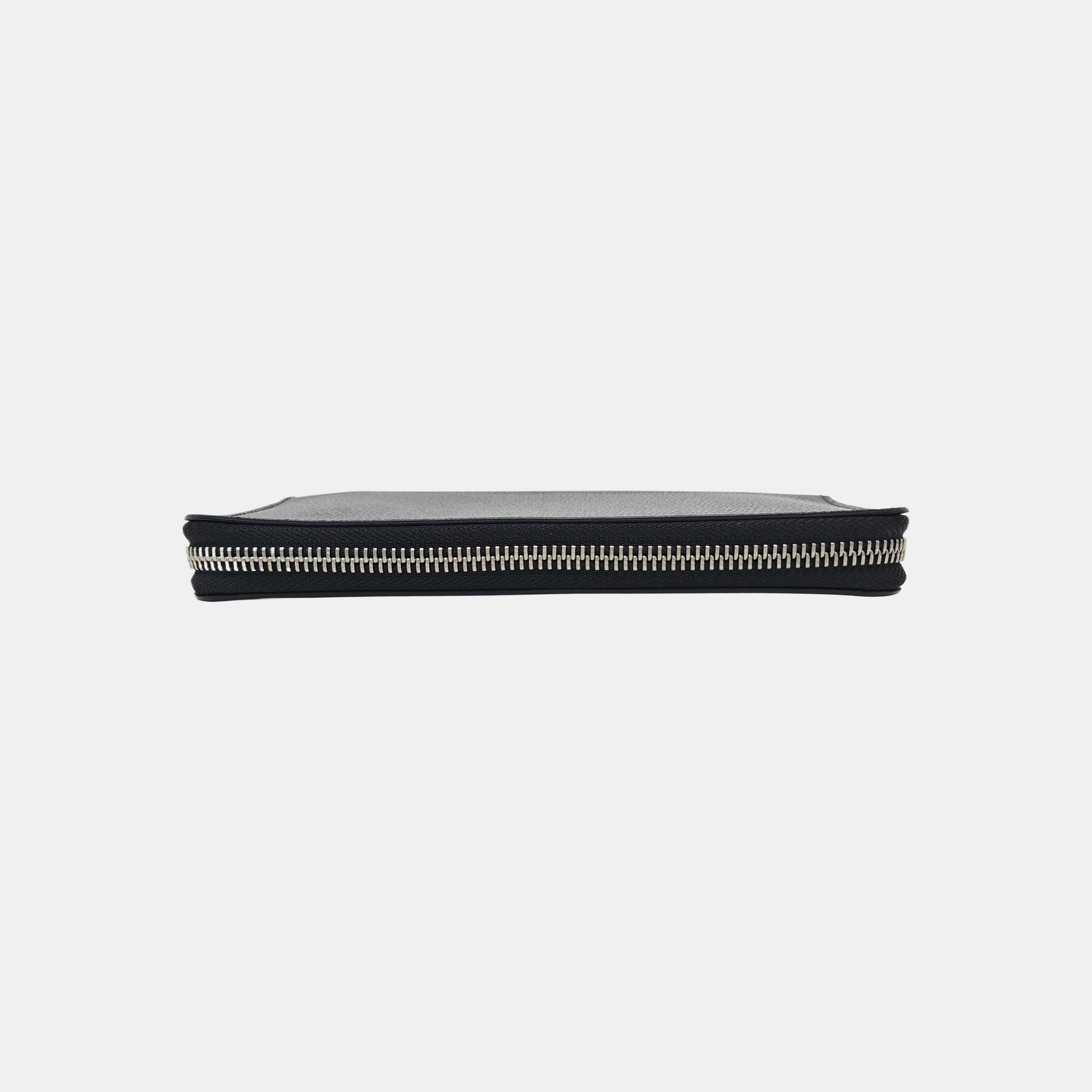 ZIPPY Damier Graphite Coated Canvas Gray