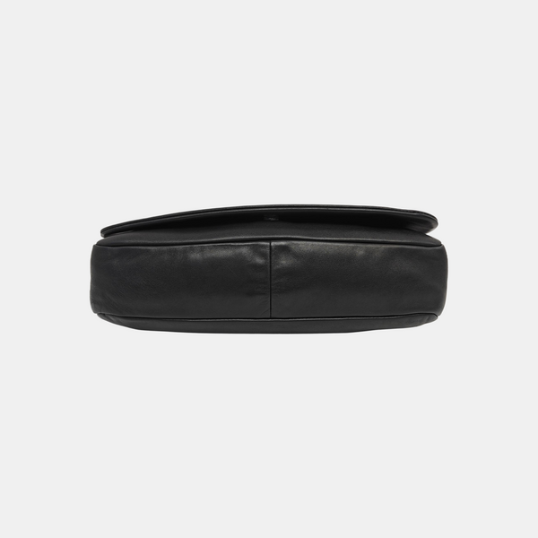 Lambskin Shoulder Bag Black