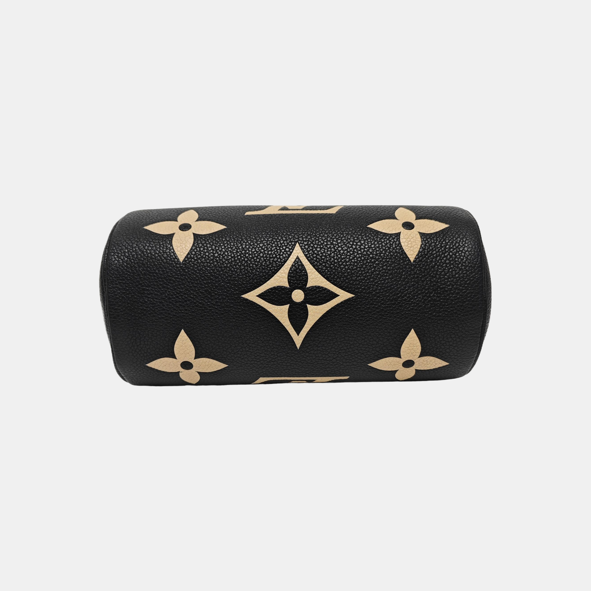PAPILLON BB Monogram Calfskin Black