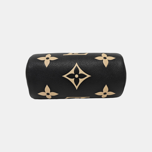 PAPILLON BB Monogram Calfskin Black
