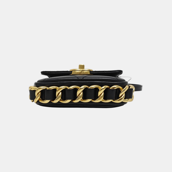 Quilted Calfskin Mini Black