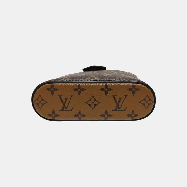 Vanity Chain Pouch Monogram Coated Canvas Brown