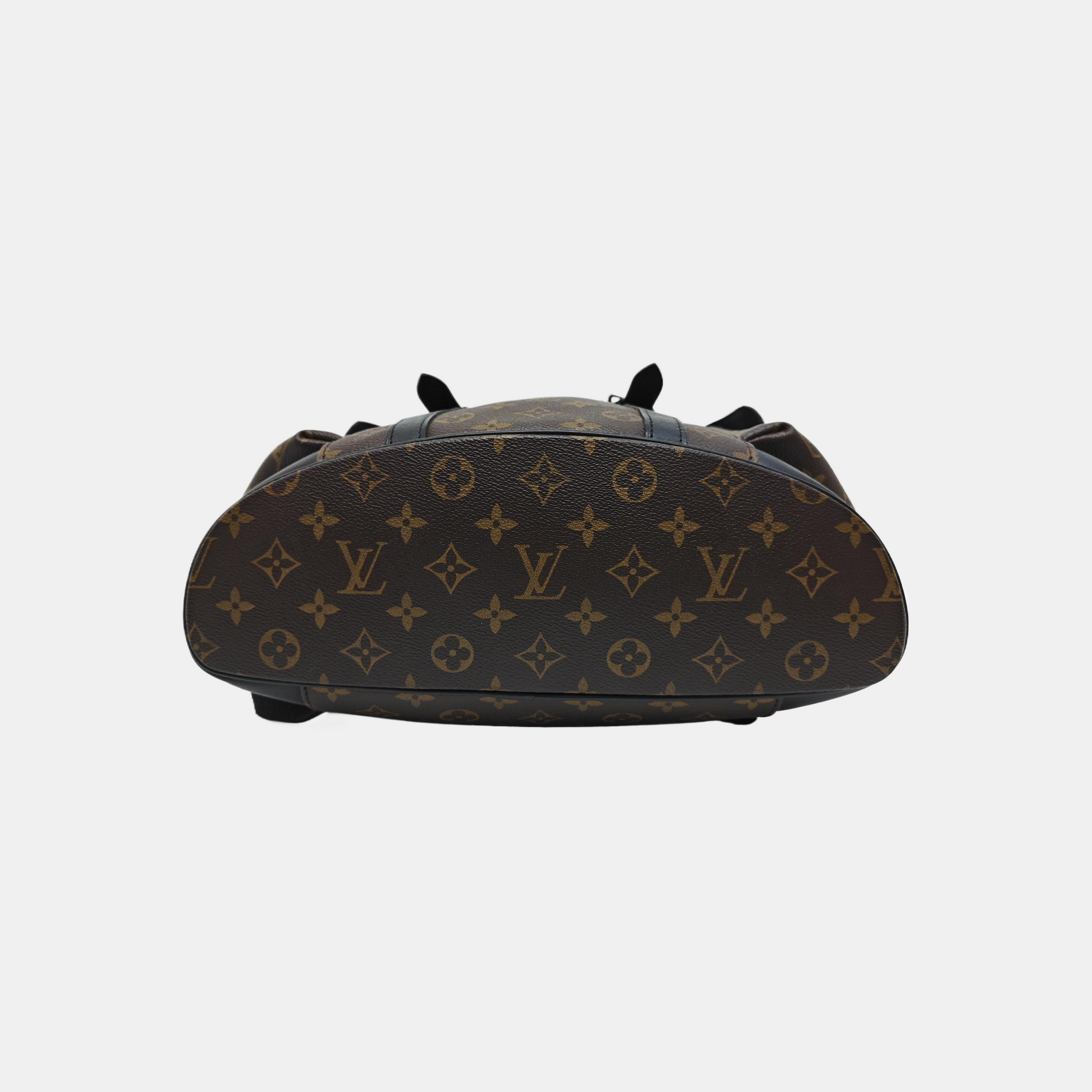 CHRISTOPHER PM Monogram Coated Canvas Brown