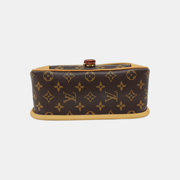 DIANE Monogram Coated Canvas Brown