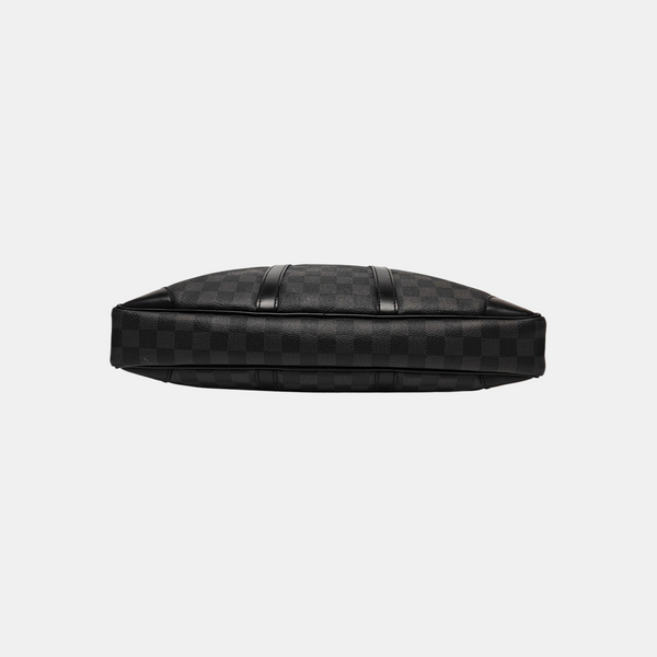 PORTE-DOCUMENTS Damier Graphite Coated Canvas Black