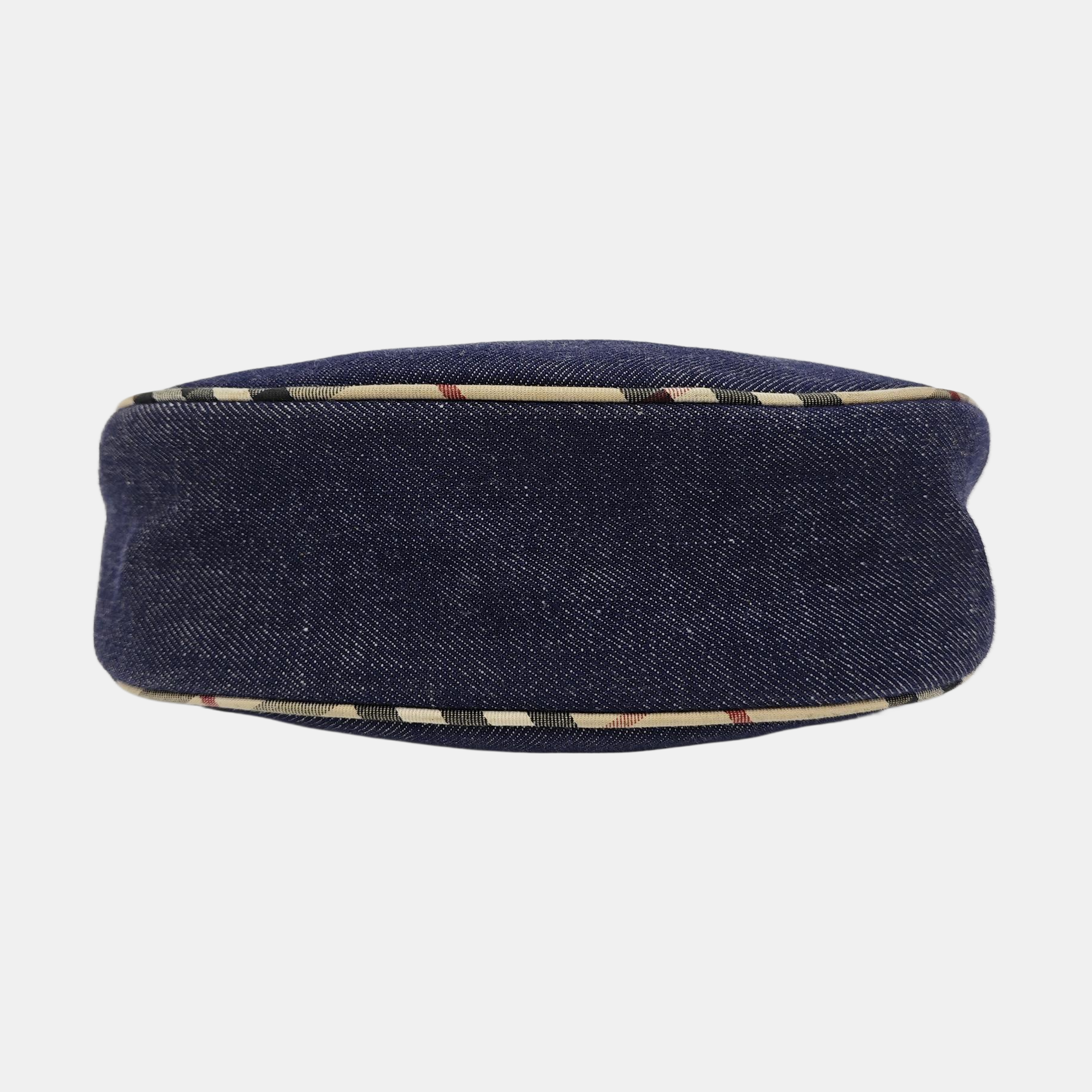 Denim Top Handle Bag Blue
