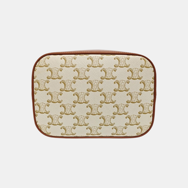 TRIOMPHE CANVAS Small Coated Canvas Beige