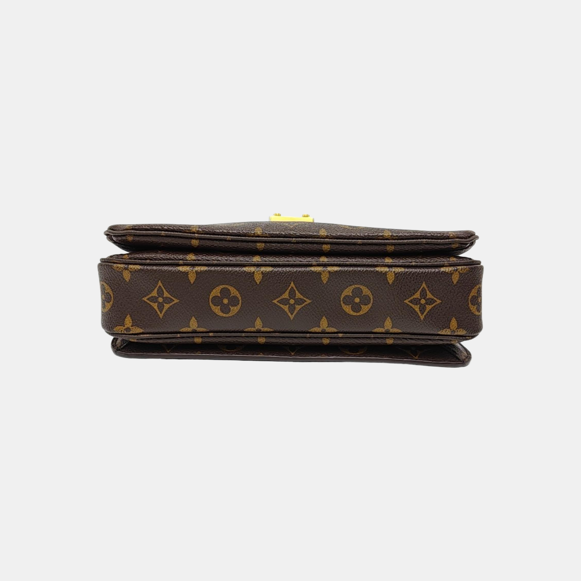 MÉTIS MM Monogram Coated Canvas Brown
