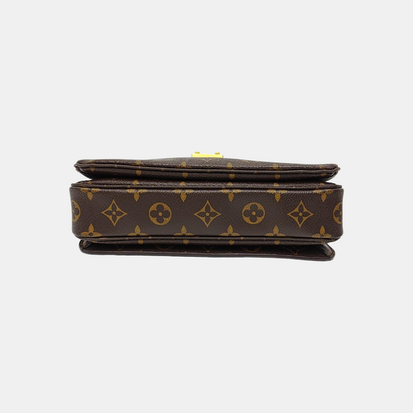 MÉTIS MM Monogram Coated Canvas Brown
