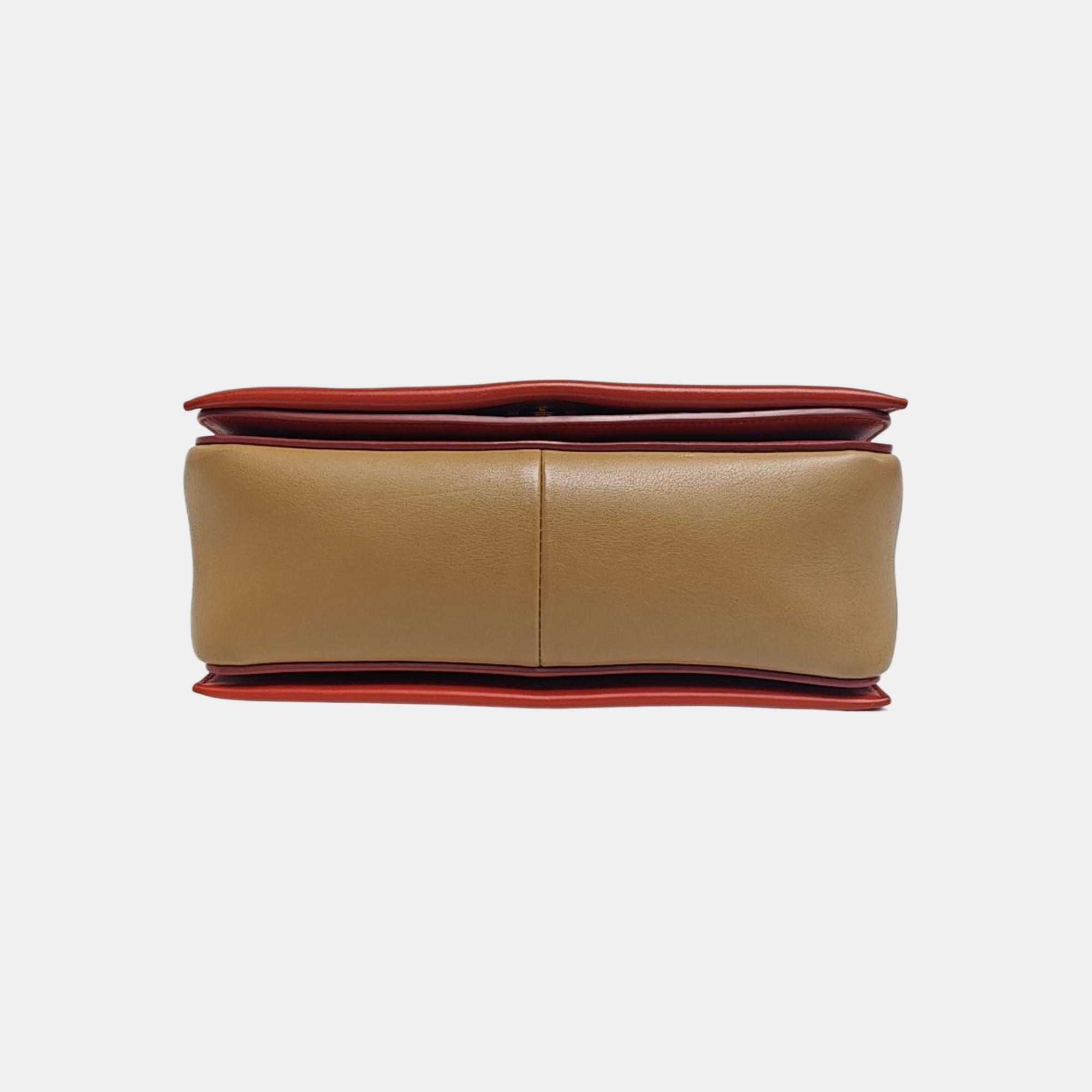 FRAME Medium Calfskin Brown