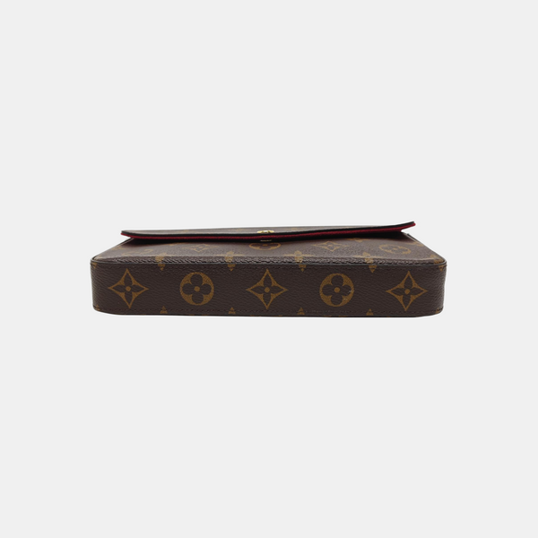FÉLICIE Monogram Coated Canvas Brown