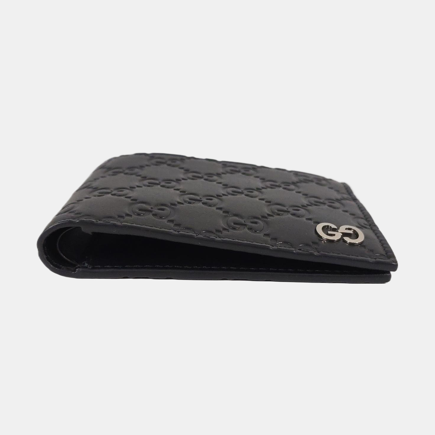 Signature Monogram Calfskin Black Wallet