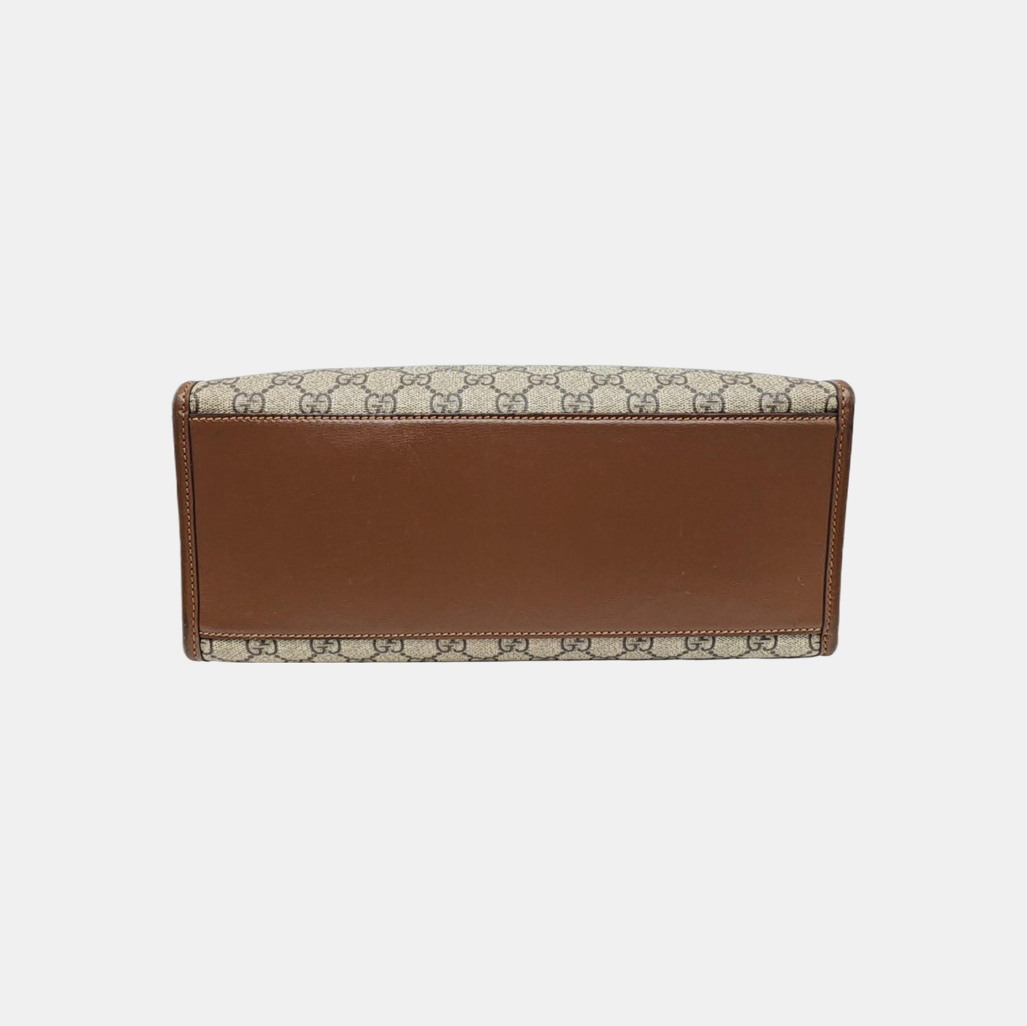 Retro Small Monogram Coated Canvas Brown