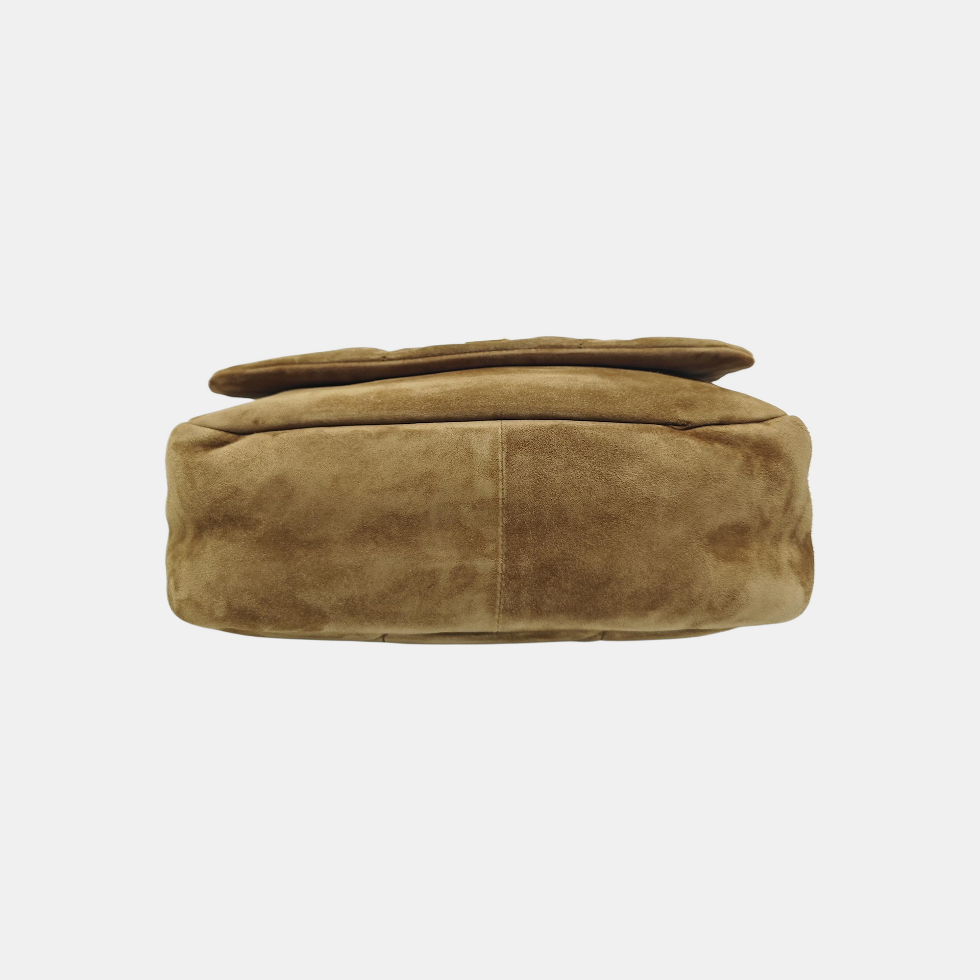 JAMIE 4.3 Medium Quilted Suede Brown