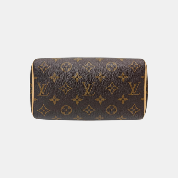 SPEEDY 20 Monogram Coated Canvas Brown