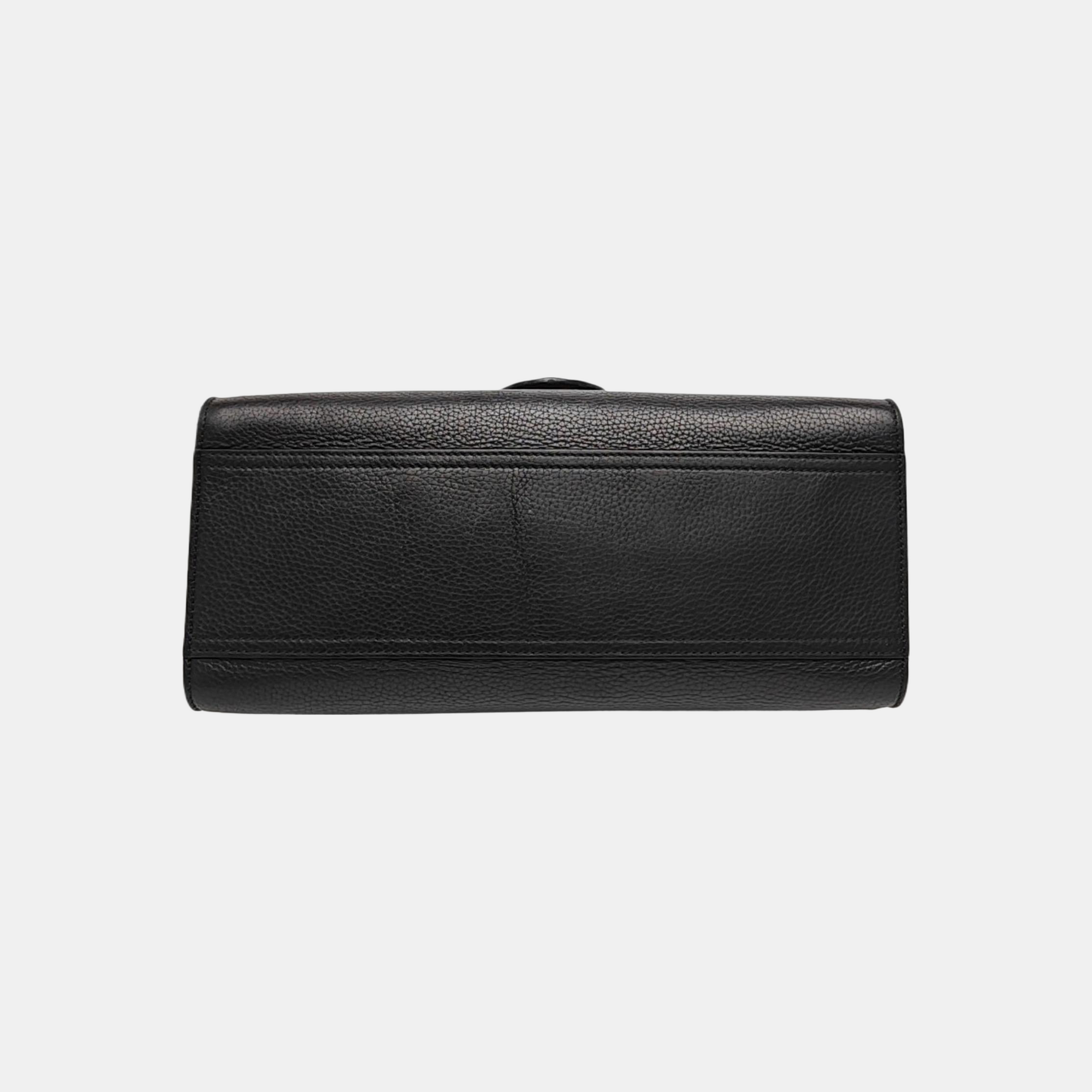 GG Marmont Top Handle Large Calfskin Black