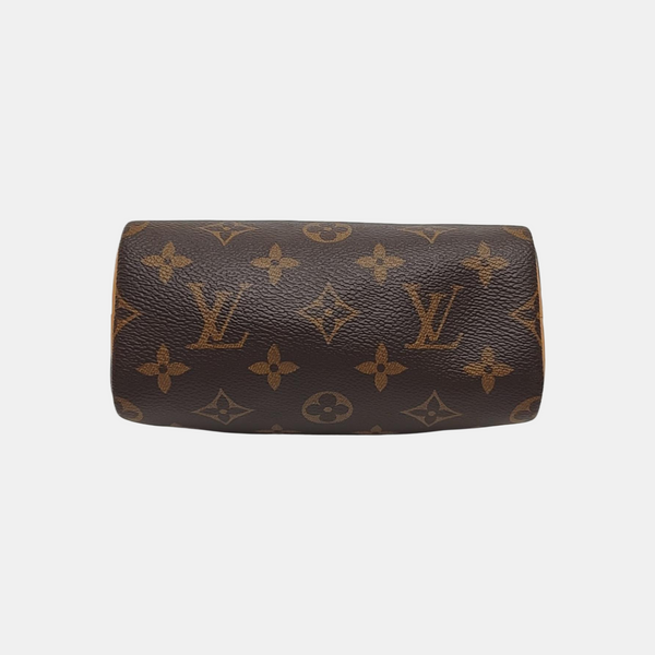 SPEEDY Nano Monogram Coated Canvas Brown