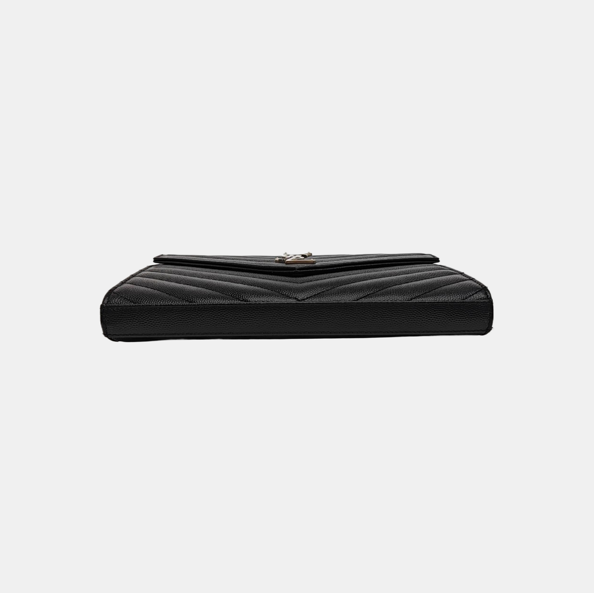 MONOGRAM Medium Chevron Calfskin Black