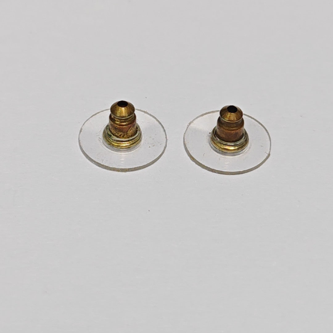 CC Logo Metal Gold Earrings