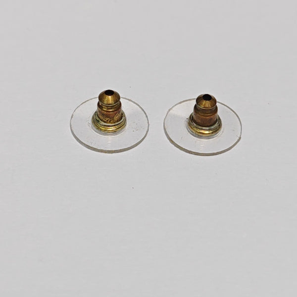 CC Logo Metal Gold Earrings