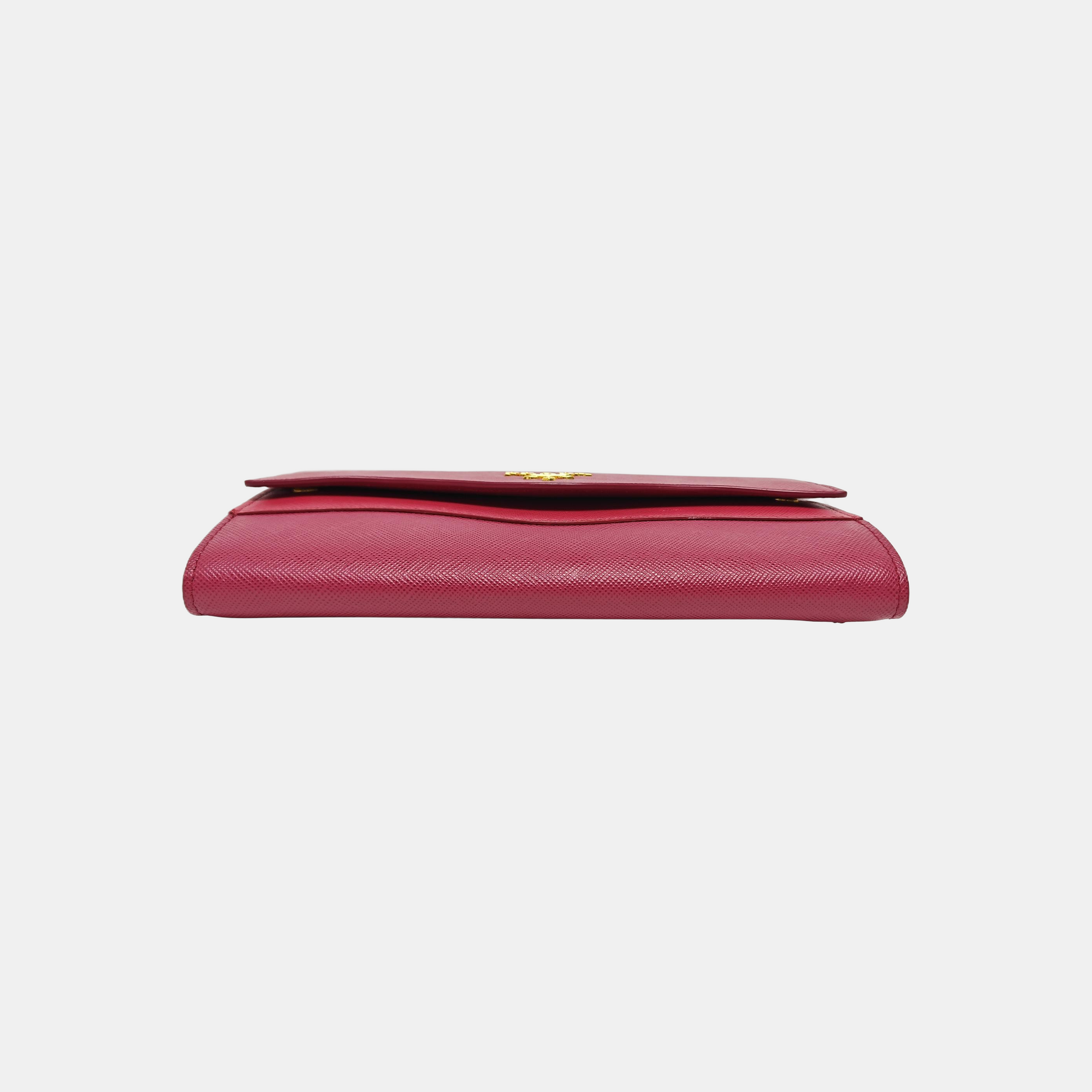 Saffiano Calfskin Wallet Red
