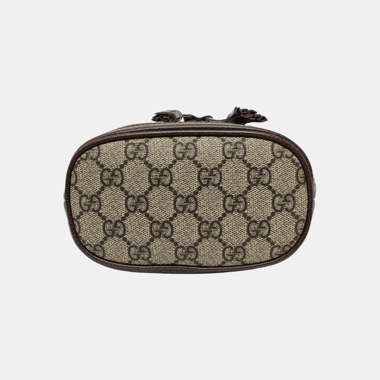 Ophidia Mini Monogram Coated Canvas Beige