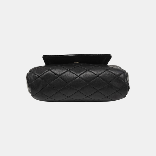 NOLITA Mini Quilted Lambskin Black