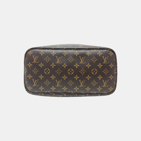 NEVERFULL MM Monogram Coated Canvas Brown