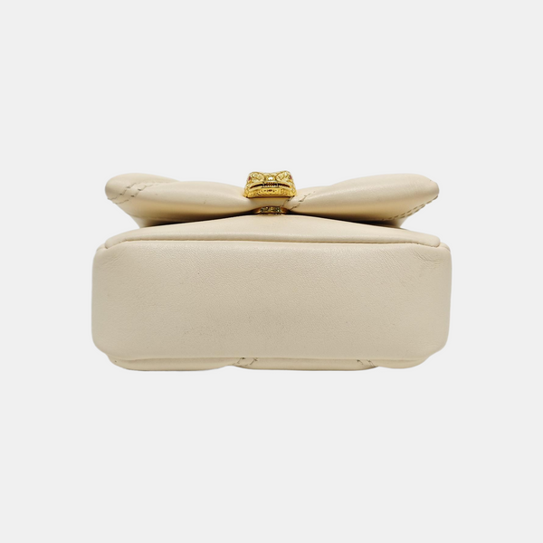 SERPENTI CABOCHON Quilted Calfskin Beige