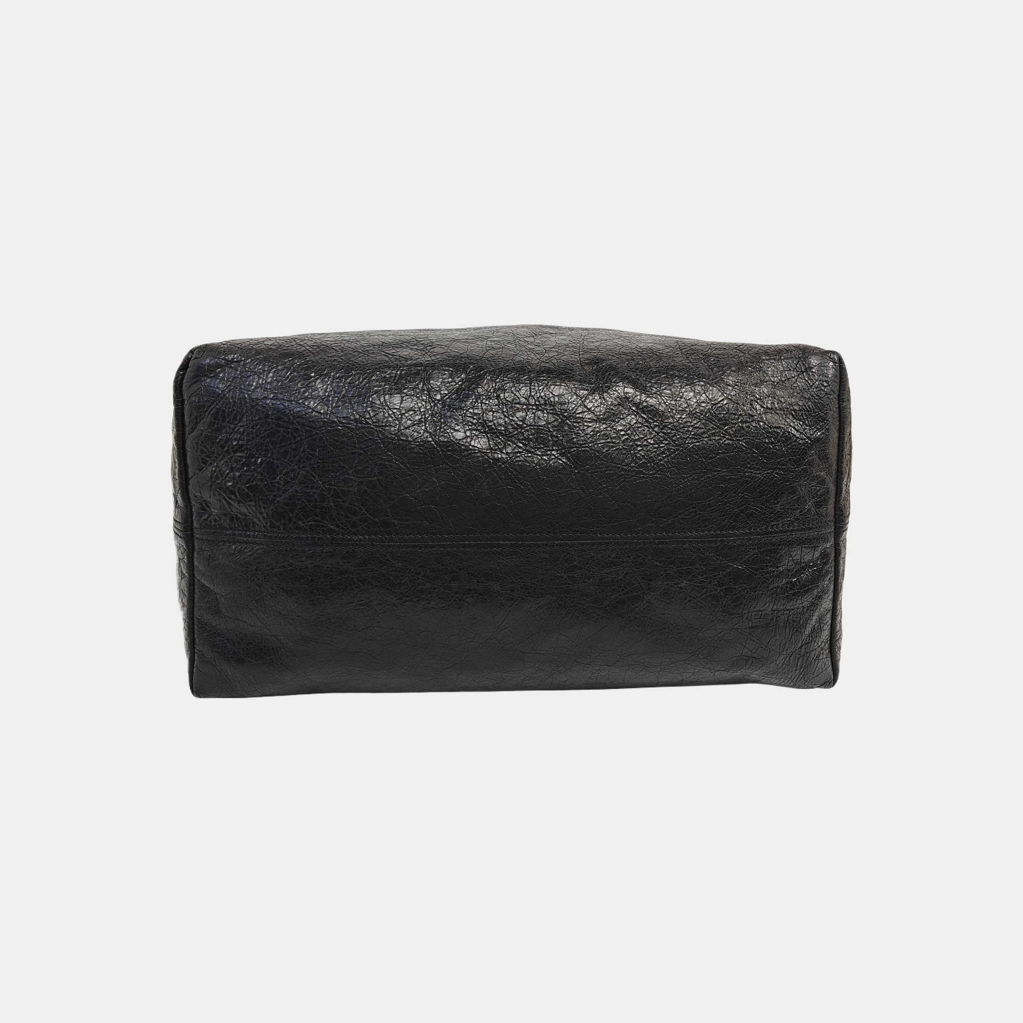 Lambskin Tote Bag Black