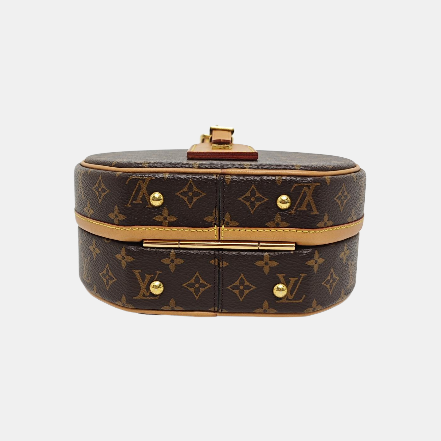BOITE CHAPEAU PM Monogram Coated Canvas Brown