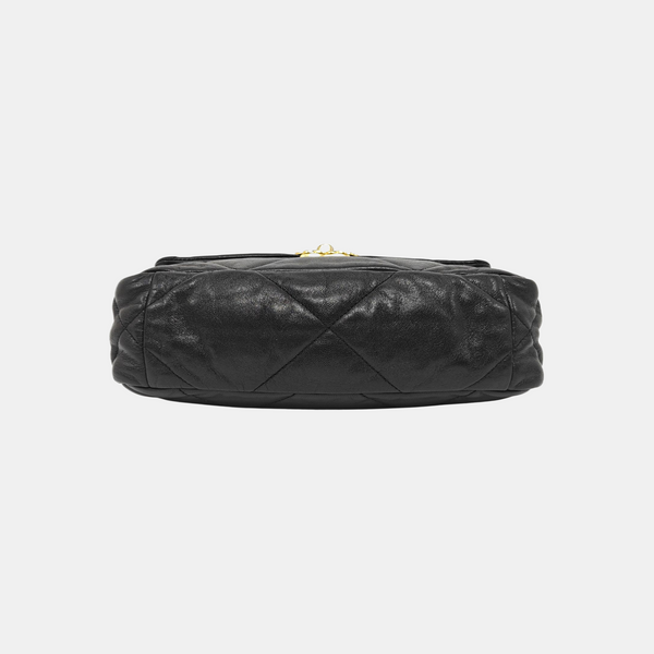 CHANEL 19 Small Quilted Lambskin Black