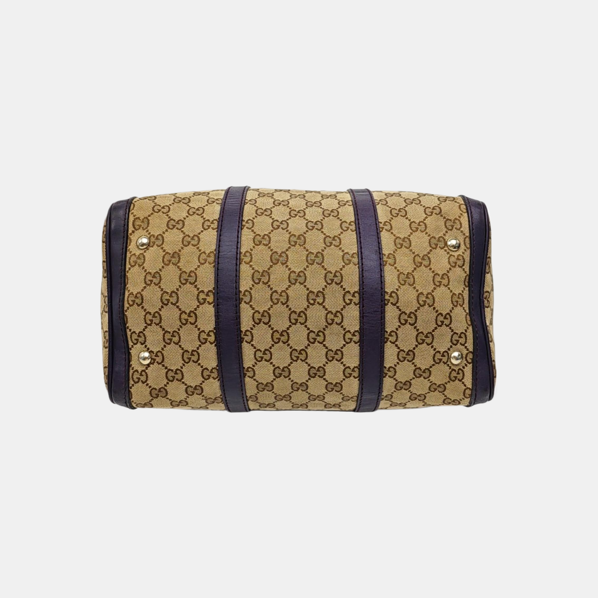 Boston Monogram Canvas Beige