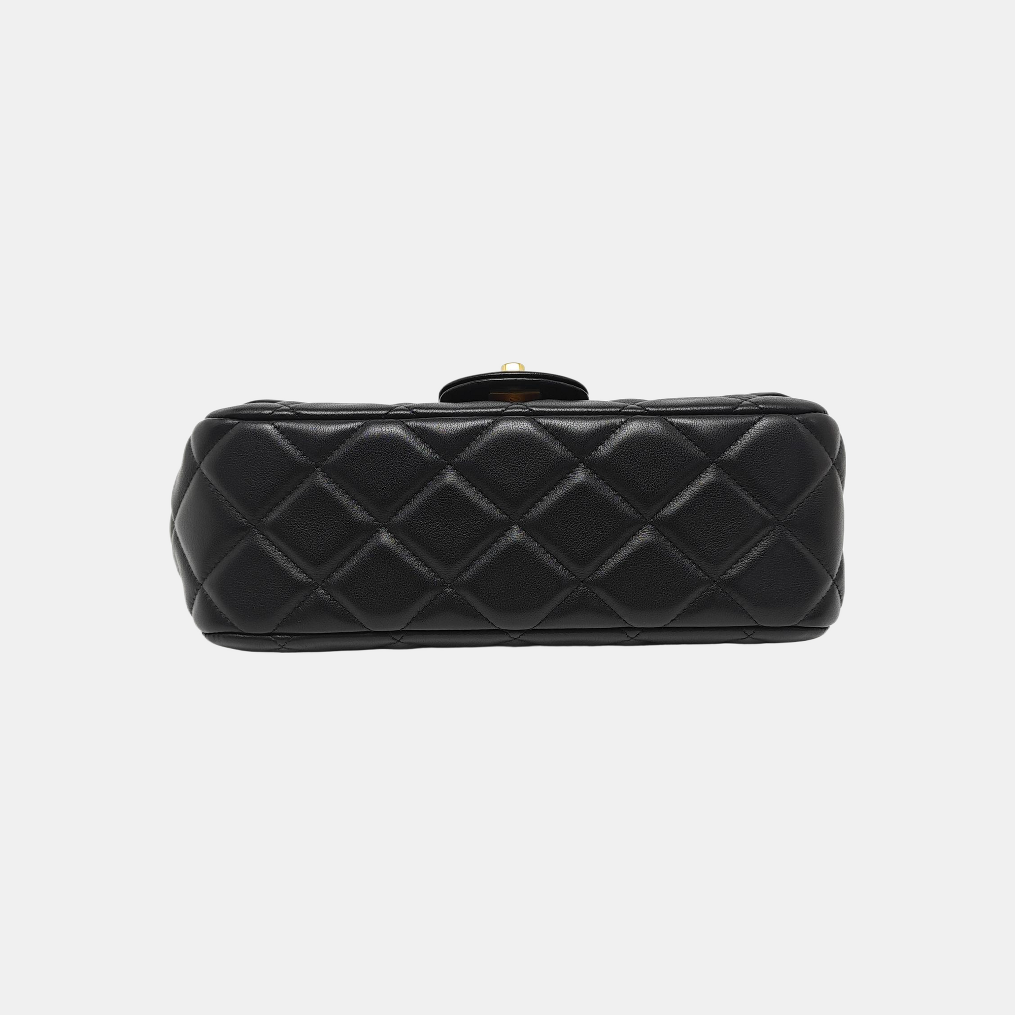 Quilted Lambskin Small Black