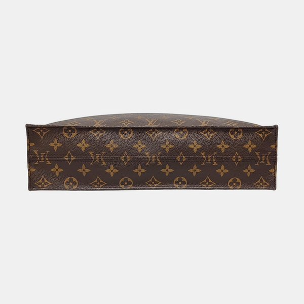 SAC PLAT GM Monogram Coated Canvas Brown
