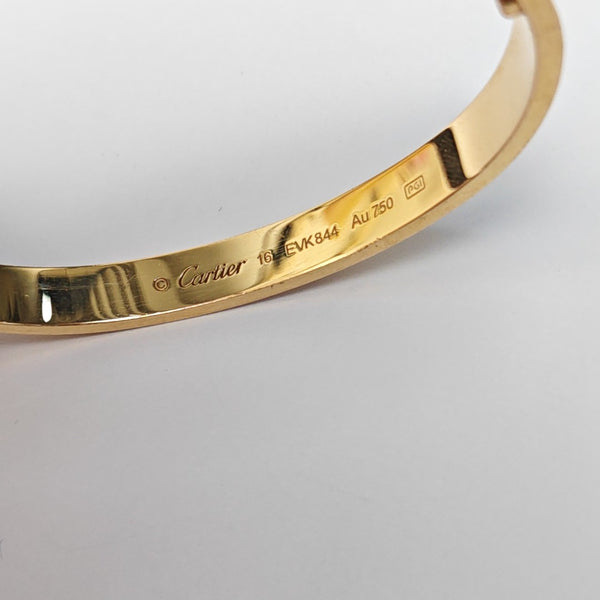 LOVE 18k Gold Bangle