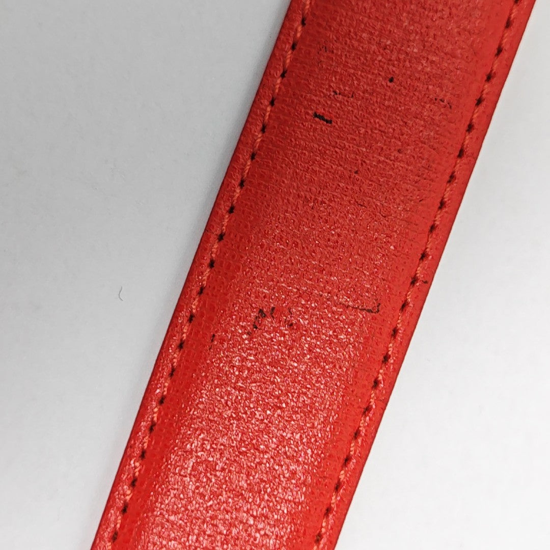 Leather Belt Orange
