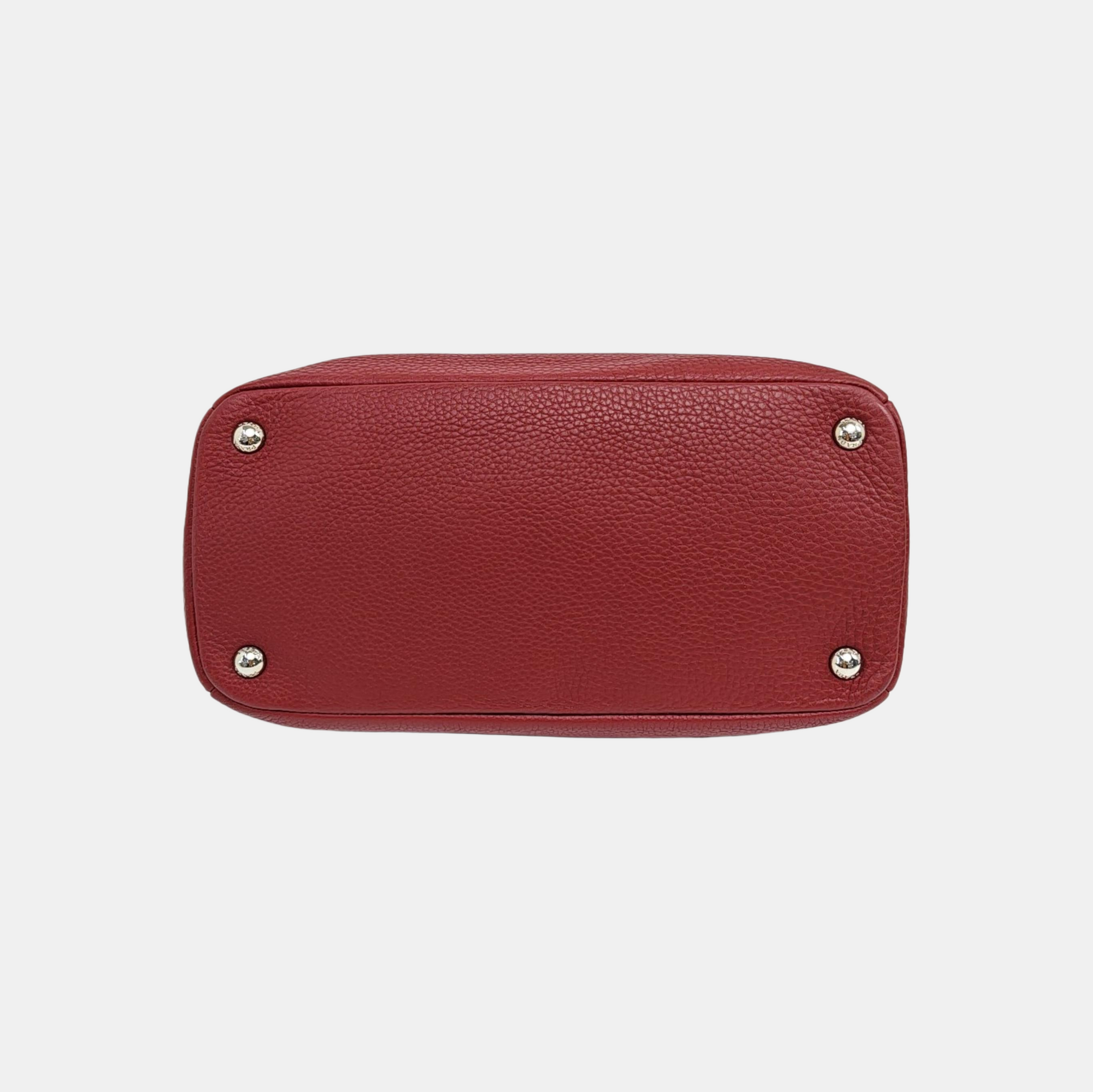 Calfskin Tote Bag Red