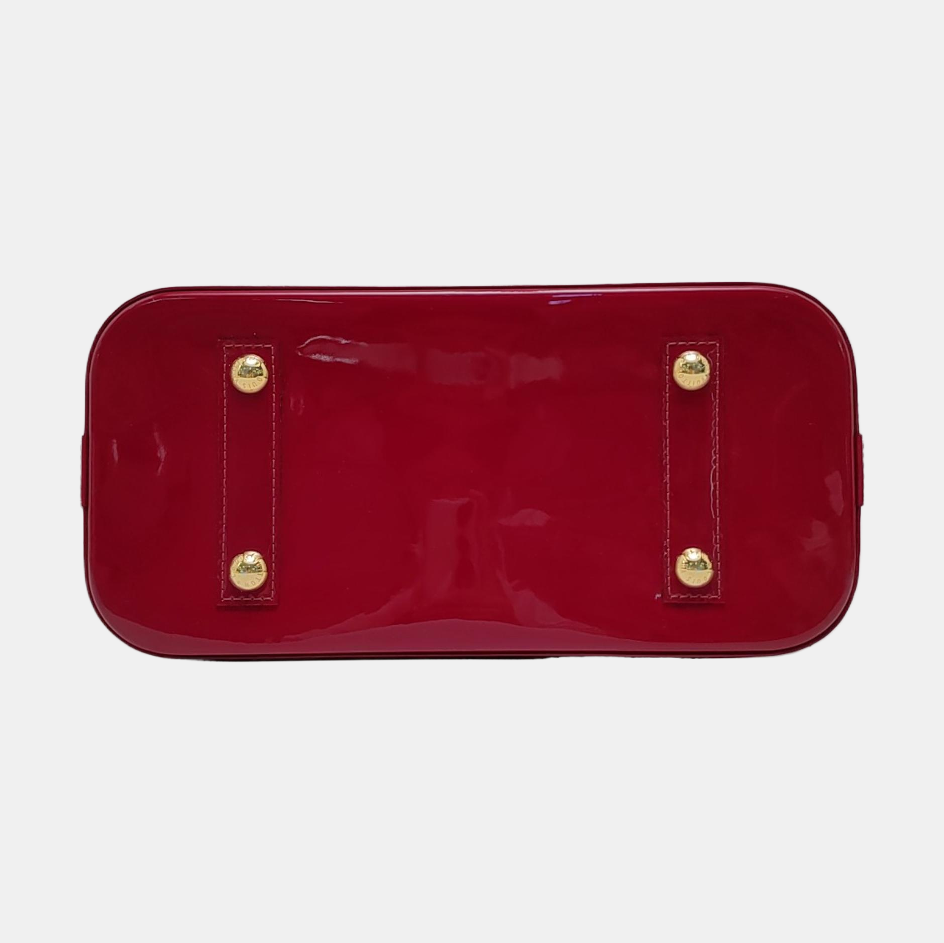 Authenticated pre-owned  ALMA PM Patent Leather Red - Top Handle Bag at Looply