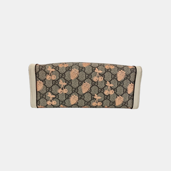 Padlock Small Coated Canvas Beige