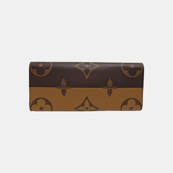 ONTHEGO MM Monogram Coated Canvas Brown