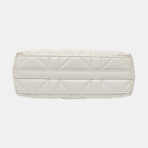 Miss Caro Mini Cannage Lambskin White