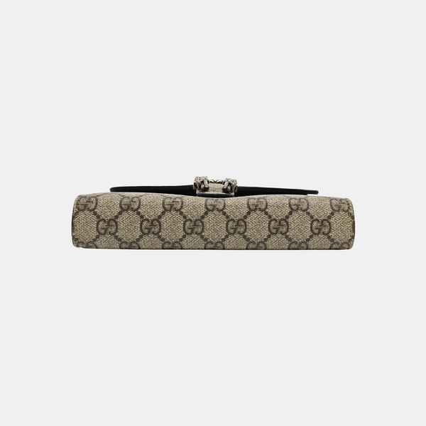 Dionysus Mini Monogram Coated Canvas Beige