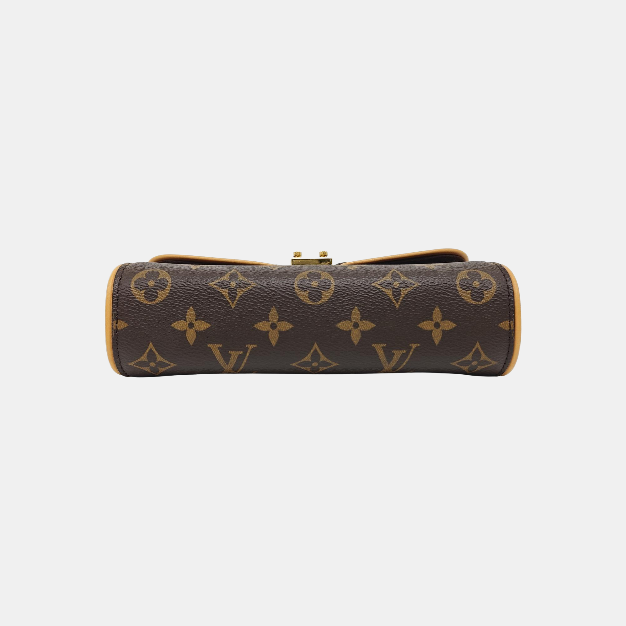 Pochette Camille Monogram Coated Canvas Brown